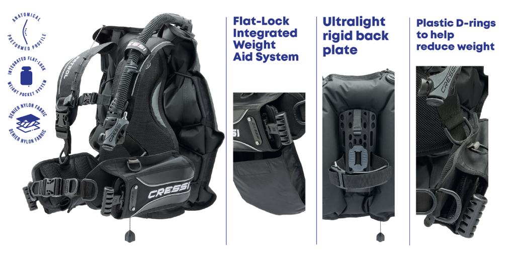 CRESSI GEAR GUIDE BUOYANCY COMPENSATORS (BCDS) Patrol